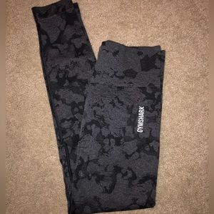 Gymshark black camo adapt leggings size M